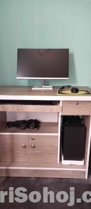 Dektop computer & HP monitor with Table